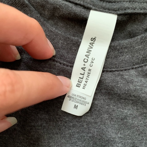 My Dog is my Bestie Bella & Canvas Crop Top - Picture 5 of 5